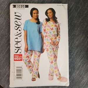 Butterick See and Sew B5910 Sewing Pattern